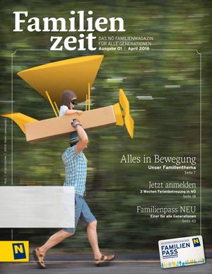 Cover des Familienzeit Magazins Januar 2016