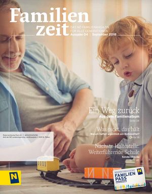 Cover des Familienzeit Magazins September 2018